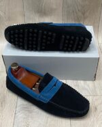 Mocassins en daim Pour Homme - Gris – Image 13