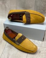Mocassins en daim Pour Homme - Gris – Image 12