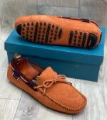 Mocassins en daim Pour Homme - Gris – Image 2