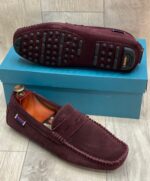 Mocassins en daim Pour Homme - Gris – Image 4