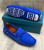 Mocassins en daim Pour Homme - Gris – Image 5