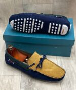 Mocassins en daim Pour Homme - Gris – Image 9