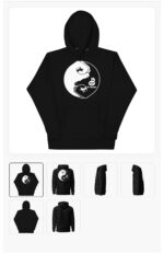 Pull à Capuche YIN YANG NOIR – Image 2