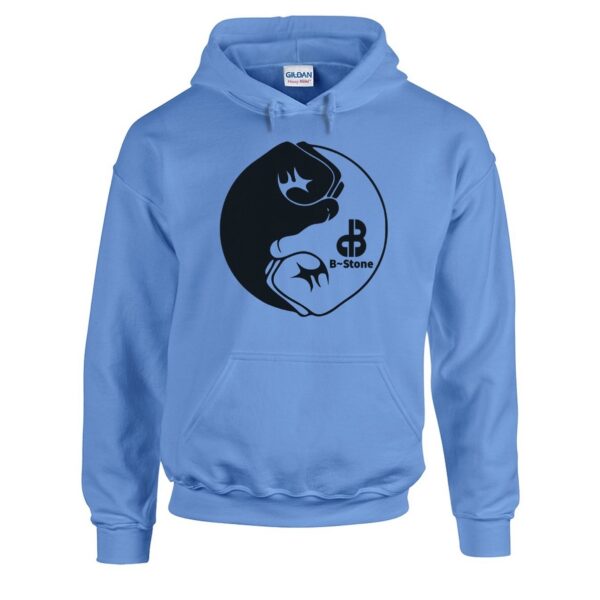 Pull à Capuche YIN YANG - Bleu
