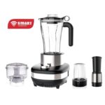 SMART TECHNOLOGY Blender Multifonctions (STPE-8031P) Avec Bol Incassable Résistant à L'eau / Moteur En Cuivre Pur - 600 W- 2L- Gris
