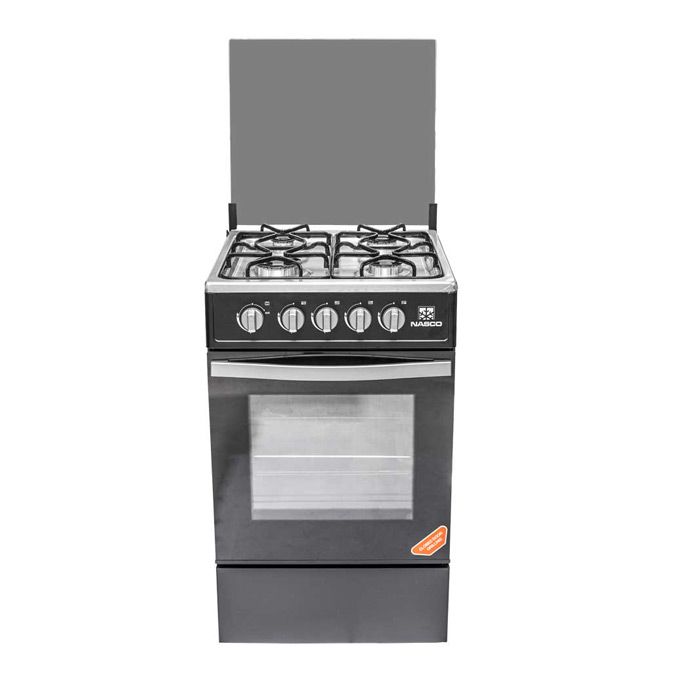 1 - 2025-10-08T201530.199 Nasco Nasgc-Sniper50Tb-G - Gazinière - 20'' - 4 Feux - Couverture Vitrée - 50X55Cm - Noir - Avec Grill – Image 1