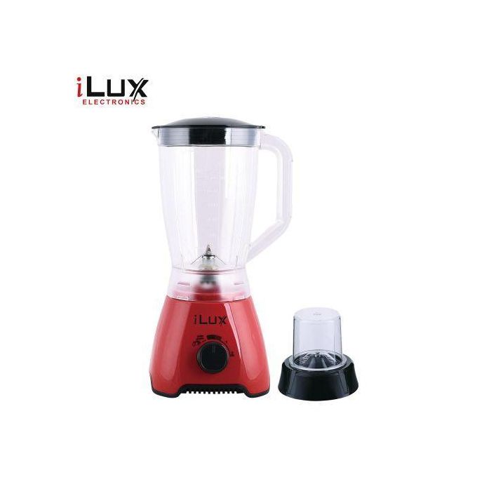 1 - 2025-10-18T143356.235 Ilux Blender 2 En 1 - LX-503P - 300W - 1.5 L - Rouge – Image 1