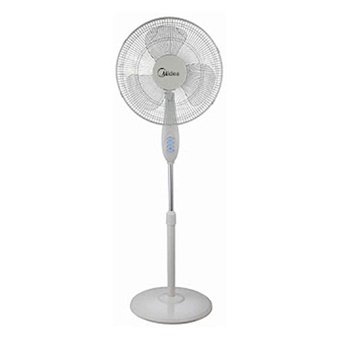 1 - 2025-10-23T201108.978 Ventilateur sur pied - 18’’ - 60W - 230V - VENT_FS45-3D_1A - Blanc – Image 1