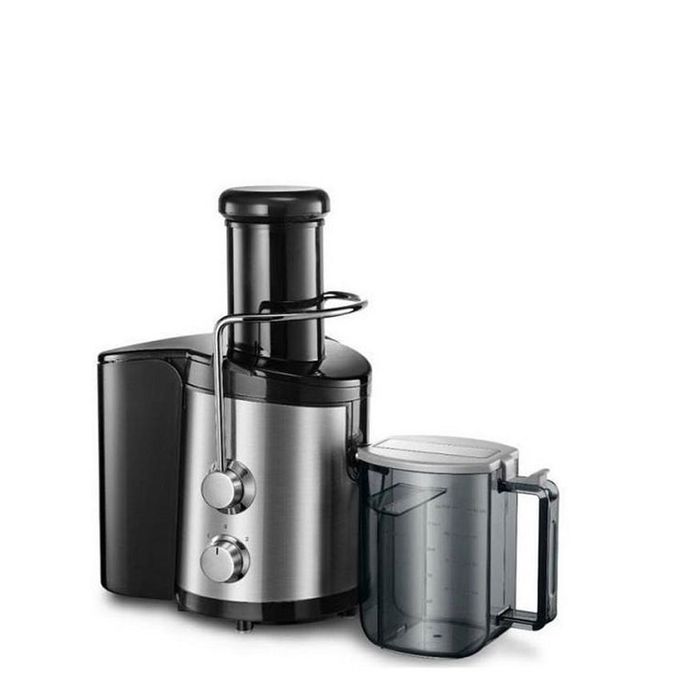 1 - 2025-10-23T203848.625 Midea Extracteur de jus - 600W - 1250ml - Inox - MJ-60JM01B - Gris / Noir – Image 1