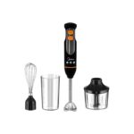 Mixeur à Main - 400W - Bol 600ml - 6 Pcs - Mj-Bh4001W -Noir
