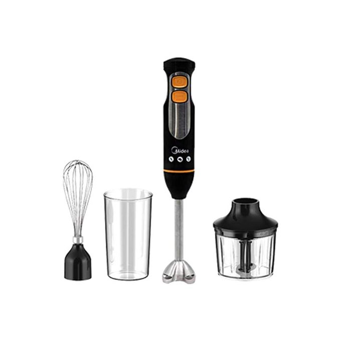 1 - 2025-10-24T115036.592 Mixeur à Main - 400W - Bol 600ml - 6 Pcs - Mj-Bh4001W -Noir – Image 1