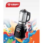 SMART TECHNOLOGY Blender Multifonctions (STPE-8030P) Avec Verre Borosilicate(Incassable)/ Résistant à L'eau / Moteur En Cuivre Pur - 800 W- 1.5L- Écran Tactile- Noir – Image 2