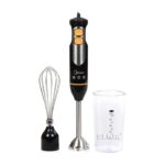 Mixeur à Main - 400W - Bol 600ml - 6 Pcs - Mj-Bh4001W -Noir – Image 2