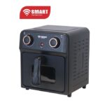 SMART TECHNOLOGY Friteuse Sans Huile Multifonctions (STPE-884F) -5L-1400W-AIR FRYER-Noir – Image 3