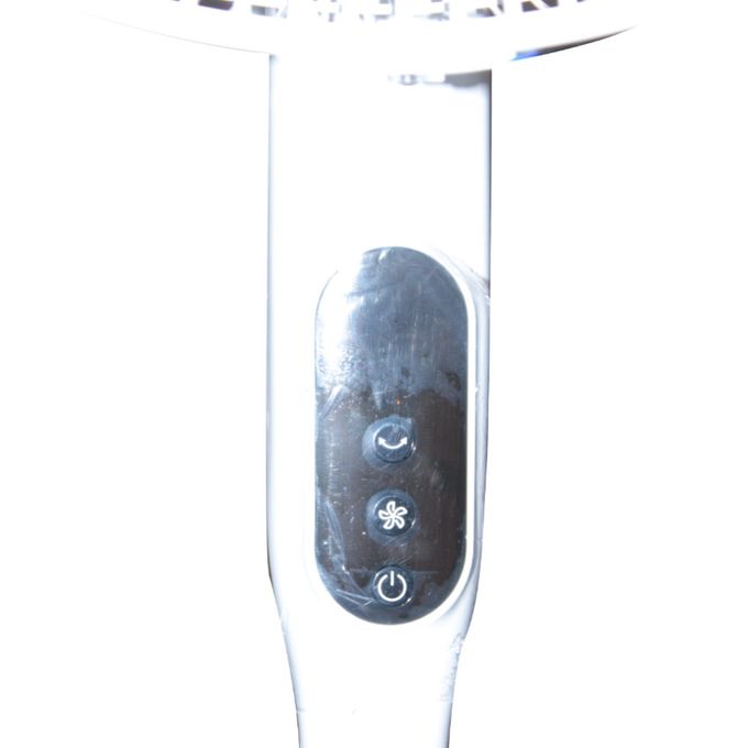 Ventilateur sur Pied Avec Télécommande - Mode Silence - Blanc – Image 3