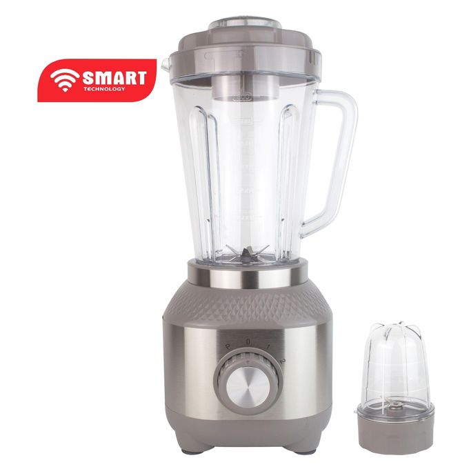 3 MART TECHNOLOGY Blender Incassable STPE-3636ILA - 350 W – 1.5 Litres- Mélangeur 2 En 1 Avec Broyeur- Couleur Azur - 12 Mois De Garantie. (Copie) – Image 1