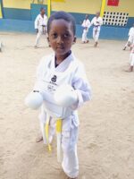 Plastron pour sport blanc – Image 5