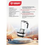 SMART TECHNOLOGY Blender Multifonctions (STPE-8031P) Avec Bol Incassable Résistant à L'eau / Moteur En Cuivre Pur - 600 W- 2L- Gris – Image 4