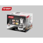 SMART TECHNOLOGY Blender Multifonctions (STPE-8031P) Avec Bol Incassable Résistant à L'eau / Moteur En Cuivre Pur - 600 W- 2L- Gris – Image 6