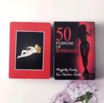 Carte de jeu pour adultes de 50 positions de bondage