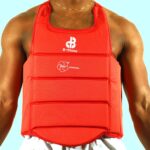 Plastron pour sport - Rouge