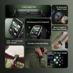 Oraimo Montre intelligente Watch 6 avec écran couleur tactile complet 2.04'' TFT – Image 3