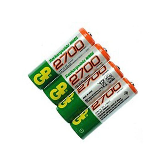 Gp Pack 4 Piles Rechargeables AAA 2700