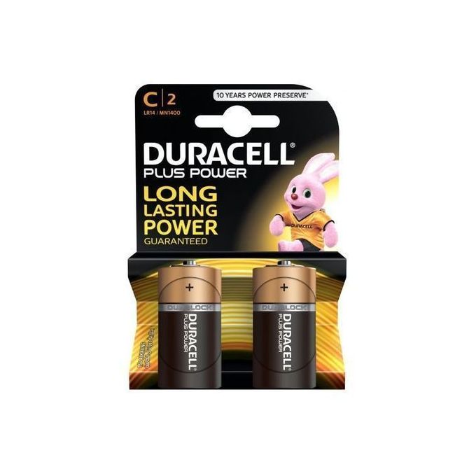 Duracell - Pile Alcaline PLUS POWER C 2S