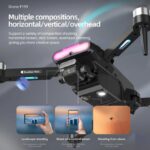 F168 Drone débutant à flux optique Anti-Shake avec double caméra HD 4K Wifi Fpv professionnel photographie de flux optique pliable quadrirotor – Image 4