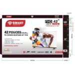 SMART TECHNOLOGY TV LED - 42'' Full HD/ T2/S2 WITH WALL-MOUNT (STT-5142A) Numérique / Noir – Image 2
