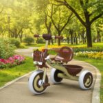 Tricycle design fun chocolat enfant de 2 à 5 ans  – Image 3