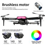 F168 Drone débutant à flux optique Anti-Shake avec double caméra HD 4K Wifi Fpv professionnel photographie de flux optique pliable quadrirotor – Image 5