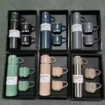 Thermos acier inoxydable+ 2 tasses(1pack)