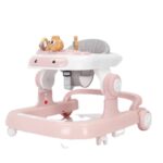Marche Bébé réglable pour enfants avec lumière, musique et roues pivotantes – Image 2