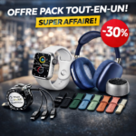 Casque + Montre Connectée + Chargeur + Bracelets + Enceinte (Pack Sport Tout-en-Un) – Image 3