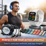 Casque + Montre Connectée + Chargeur + Bracelets + Enceinte (Pack Sport Tout-en-Un)