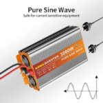 Convertisseur de tension 24v à 230V Pure Sinus 3000W avec télécommande de contrôle – Image 2