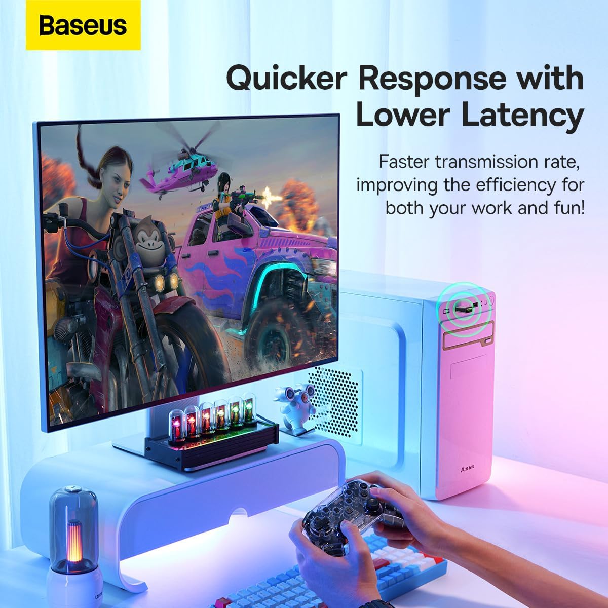 Adaptateur Bluetooth Baseus BA07 Mini pour PC – Image 6
