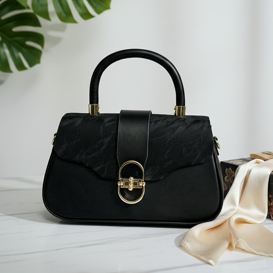 Sac Bandoulière haut de Gamme Pour Femme - Noir