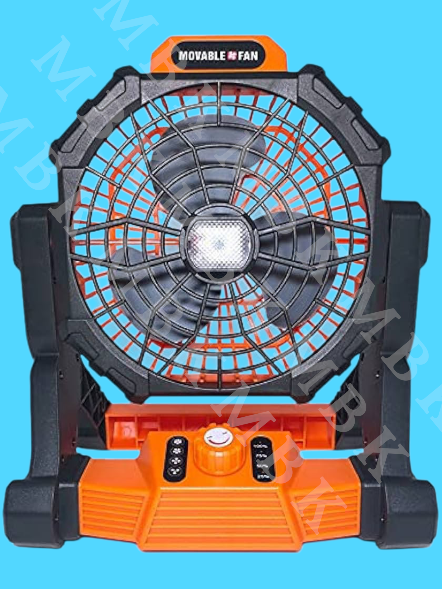 51nKgkB3ghS._AC_UF1000,1000_QL80_ Ventilateur de rechargeable avec lumière LED – Image 1