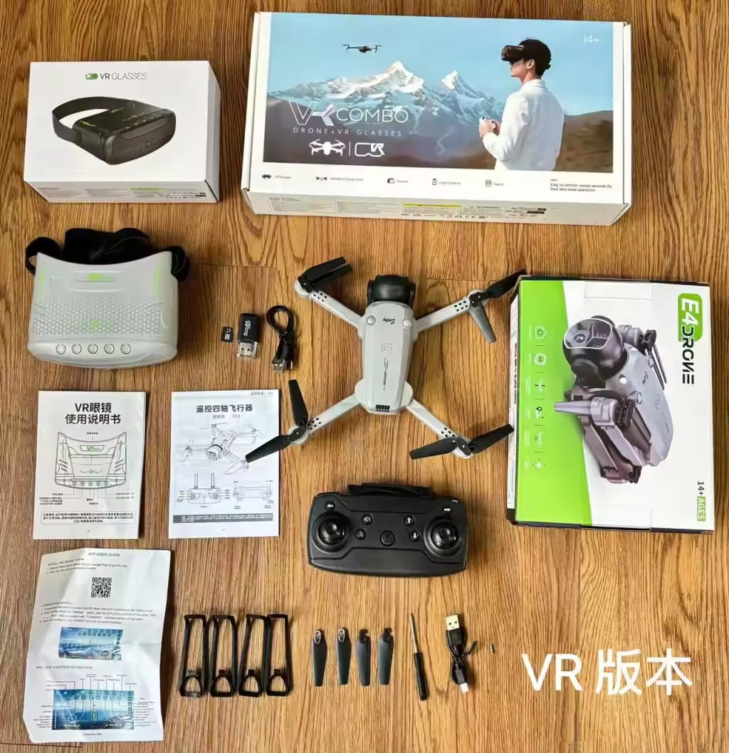 Pack Drone FPV Pliable avec Casque de Réalité Virtuelle VR-Vision – Image 3