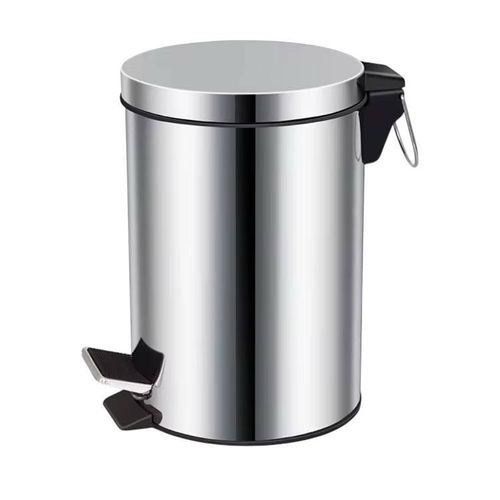 Bac à Poubelle En Acier Pédale 8 L