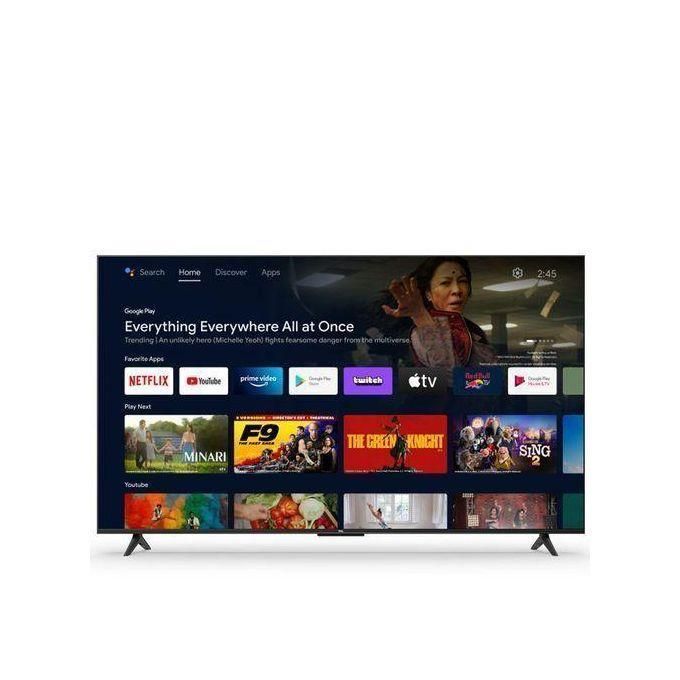 1 Smart TV screen showing streaming apps and the title banner 'Everything Everywhere All at Once'.